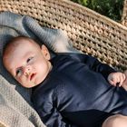 Body niemowlęce z długim rękawem, wełniane, Eevi