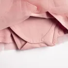 Body sukienka z długim rękawem, różowe, Nicol