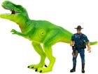 Boley, pojazd z przyczepą i figurką dinozaura
