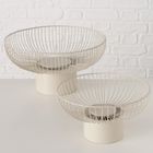 Boltze Home, Cindy, patery metalowe na owoce, 30-39 cm, 2 szt.