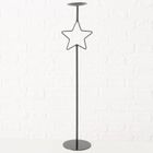 Boltze Home, Guila, metalowe świeczniki z gwiazdką, wys. 54,5-99,5 cm, 3 szt.
