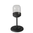 Boltze Home, Senza, zestaw metalowych lampionów ze szklaną kopułą, 3 szt.