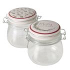 Boltze Home, słoik z porcelanową pokrywką, Charlene, 450 ml