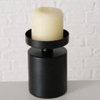 Boltze Home, świeczniki na stół na grube świece, Meril, 3 szt., Ø 7, 5 cm