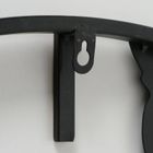 Boltze Home, zegar ścienny Union, metalowy ze złotymi wskazówkami