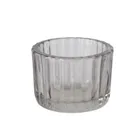 Boltze Home, zestaw szklanych dekoracji, Tolka, świeczniki i wazon, 10 cm