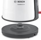 Bosch, czajnik bezprzewodowy, TWK 6A011, biały, 1.7l