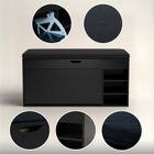 Boximo, Gradia, szafka na buty z siedziskiem i wysuwanymi półkami, 100-34-50 cm