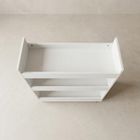 Boximo, Movo, wąski regał kuchenny na kółkach, trzy półki, 60-79-22 cm