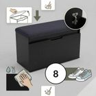 Boximo, Soto, szafka na buty z siedziskiem i schowkiem, 80-50-35 cm