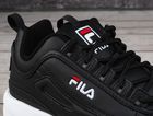 Buty sportowe damskie, czarne, Fila Disruptor