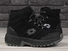 Buty zimowe dziecięce, czarne, Lotto Ketcham Tex K