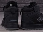 Buty zimowe dziecięce, ocieplane, czarne, Lotto