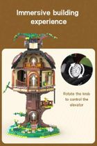 Cada, Tree House Library, Biblioteka w domku na drzewie, LED, 1808 elementów