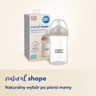 Canpol babies, Natural Shape, antykolkowy smoczek dwustrefowy, 12m+, 2 szt.
