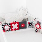 Canpol Babies, Sensory Toys, zabawka kontrastowa z piszczkiem i lusterkiem