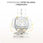 Caretero, elektryczny leżaczek i bujaczek 2w1, graphite