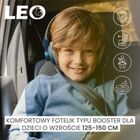 Caretero, Leo I-Size, podstawka samochodowa, Pink, 125-150 cm