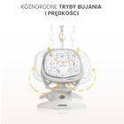 Caretero, Noco, elektryczny leżaczek i bujaczek 2w1, grey