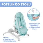 Chicco, Baby Hug 4in1, kołyska, leżaczek, krzesełko, Aquarelle