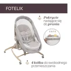 Chicco, Baby Hug Armonia, 4w1: łóżeczko, leżaczek i krzesełko do karmienia, scandinavian