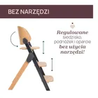 Chicco, Meraviglia, ewolucyjne krzesełko do karmienia, ebony