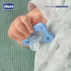 Chicco, PhysioForma Dual Soft, smoczek uspokajający, silikonowy, niebieski, 2-6m, 2 szt.