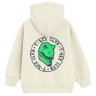 Cool Club, Bluza chłopięca z kapturem, rozpinana, beżowa