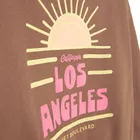 Cool Club, Bluza dziewczęca z kapturem, rozpinana, brązowa