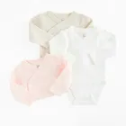 Cool Club, Body dziewczęce z długim rękawem, mix, zestaw, 3 szt.