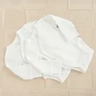 Cool Club, Body niemowlęce z długim rękawem, bawełna organiczna, białe, zestaw, 2 szt.