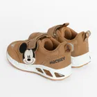 Cool Club, Buty sportowe chłopięce, brązowe, świecąca podeszwa, Myszka Miki