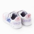 Cool Club, Buty sportowe dziewczęce, białe, świecąca podeszwa, Lilo i Stitch