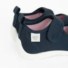 Cool Club, Kapcie dziewczęce, granatowe, skórzana wkładka, Zdrowa Stopa