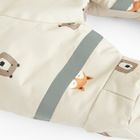 Cool Club, Kombinezon chłopięcy z kapturem, ocieplany, beżowy