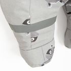 Cool Club, Kombinezon chłopięcy z kapturem, ocieplany, szary