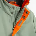 Cool Club, Kombinezon chłopięcy z kapturem, ocieplany, zielony