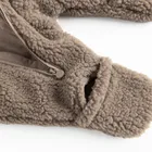 Cool Club, Kombinezon przejściowy niemowlęcy z kapturem, ocieplany, brązowy