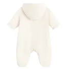 Cool Club, Kombinezon przejściowy niemowlęcy z kapturem, sztruksowy, beżowy