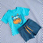 Cool Club, Komplet chłopięcy, T-shirt, Szorty, mix