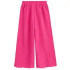 Cool Club, Komplet dziewczęcy, Bluzka bez rękawów, Spodnie materiałowe, wide, różowy