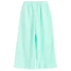 Cool Club, Komplet dziewczęcy, Bluzka bez rękawów, Spodnie materiałowe, wide, turkusowy