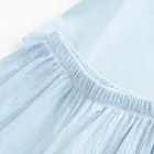 Cool Club, Komplet dziewczęcy, Bluzka z krótkim rękawem, Spodnie materiałowe, wide, niebieski