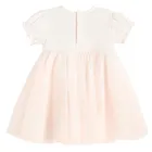 Cool Club, Komplet dziewczęcy, Body sukienka z krótkim rękawem, Bolerko, różowy