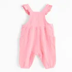 Cool Club, Komplet dziewczęcy, Body z długim rękawem, Spodnie ogrodniczki, mix