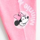Cool Club, Komplet dziewczęcy, T-shirt, Legginsy, kolarki, różowy, Myszka Minnie