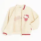 Cool Club, Kurtka dziewczęca, rozpinana, ecru, Hello Kitty
