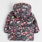 Cool Club, Kurtka dziewczęca z kapturem, grafitowa, puchowe wypełnienie