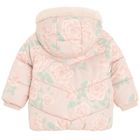 Cool Club, Kurtka dziewczęca z kapturem, ocieplana, różowa
