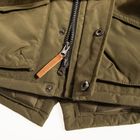 Cool Club, Kurtka zimowa chłopięca z kapturem, khaki, parka